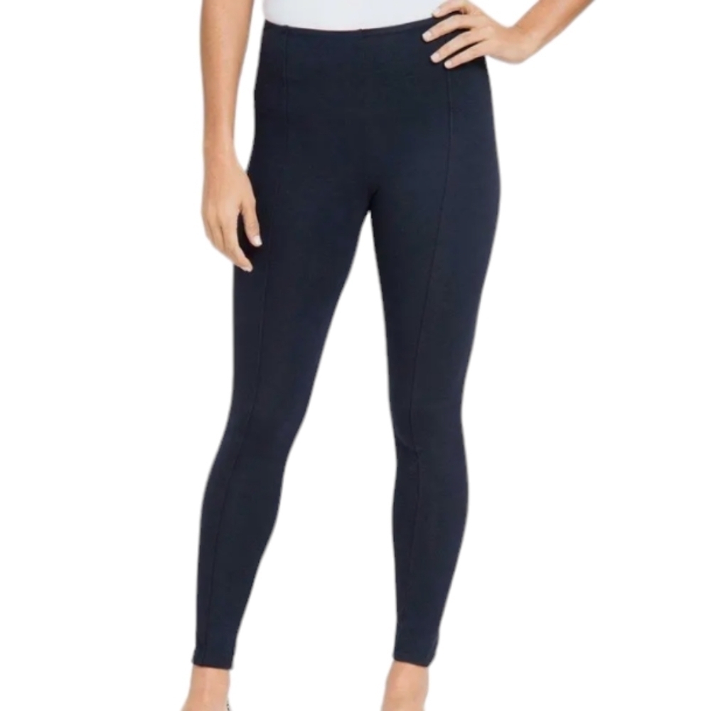 Lysse midnight Blue Ponte Knit Leggings Pull On Slimming NWT sz S